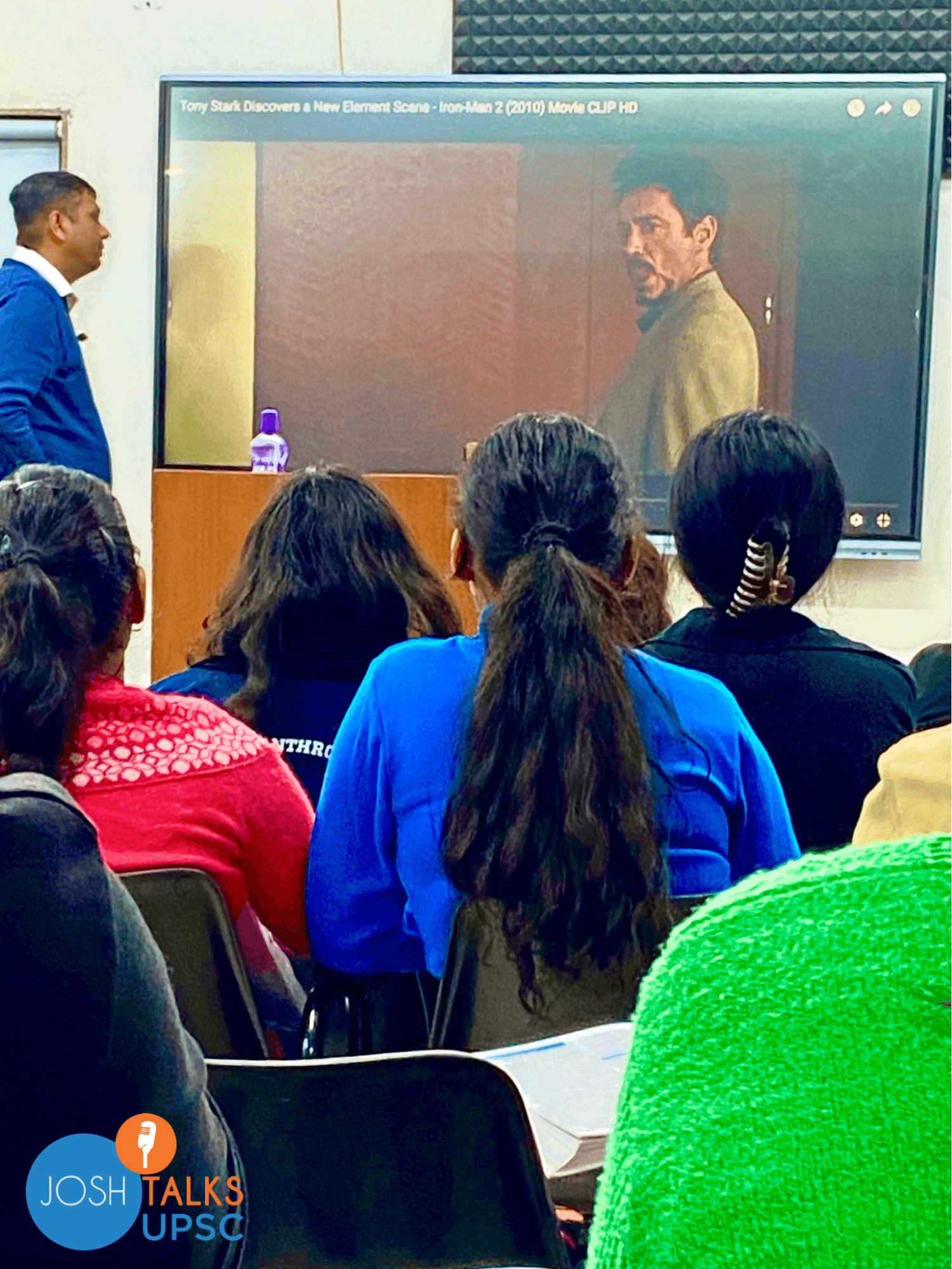 Student preparing for UPSC exam