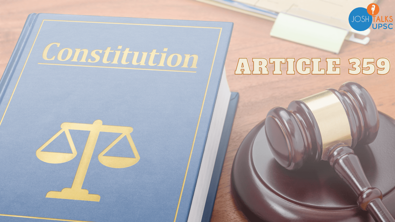 Article 359 of the Constitution of India
