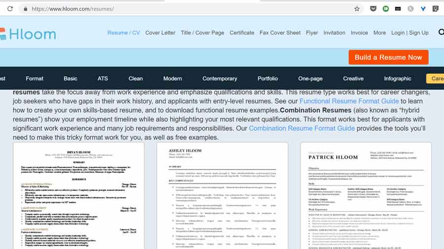 resume formats hloom se kaise download karein 