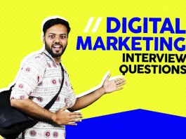 digital marketing interview questions basic