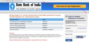 sbi clerk apply online