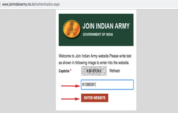 indian army website