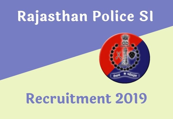 Rajasthan Police SI Recruitment