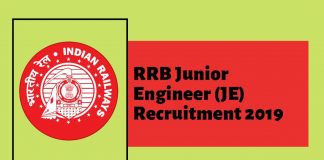 rrb je recruitment details jaise rrb je admit card 2019