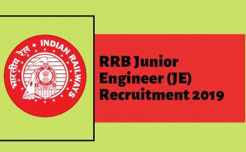 rrb je recruitment details jaise rrb je admit card 2019