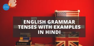 English Grammar Tenses in Hindi